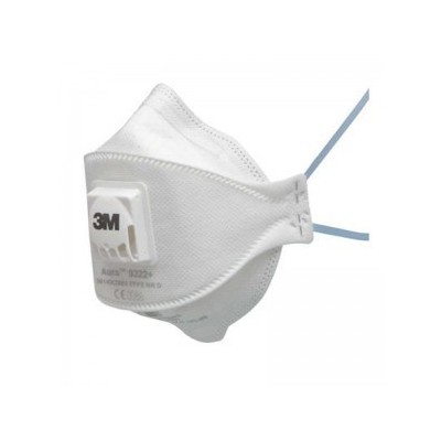 3M Aura 9322+ Halvmaske med ventil