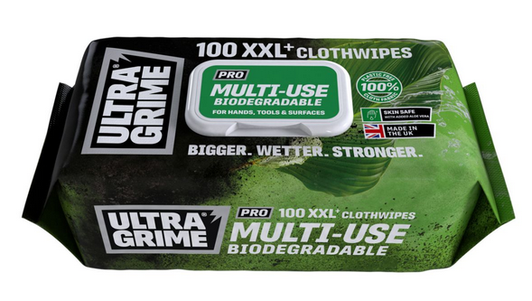 ULTRA GRIME Pro Bio Multiuse Clothwipes 100XXL