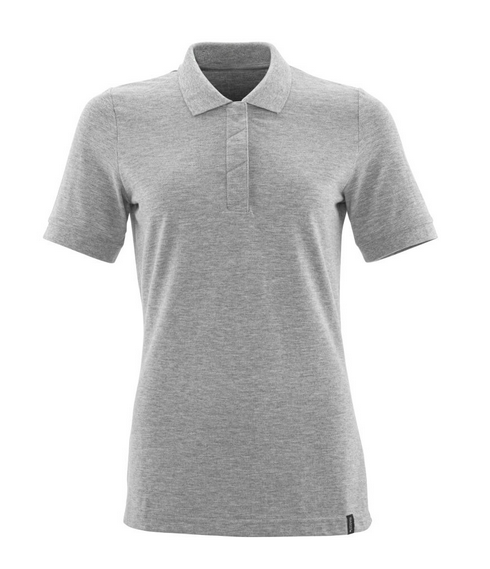 MASCOT Poloshirt, damepasform, ProWash®, grå-meleret