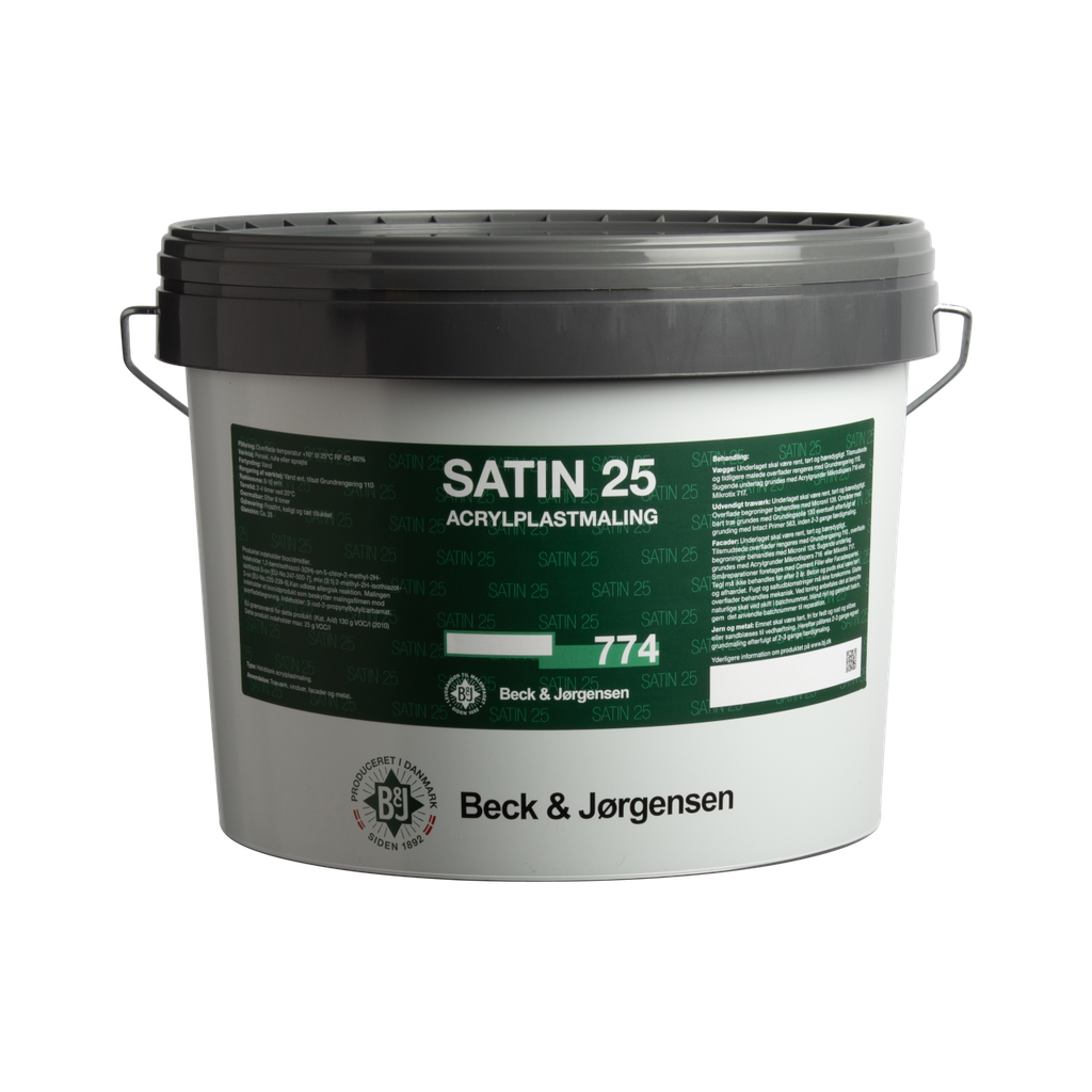 B&J Satin 25 774 Base White 9L