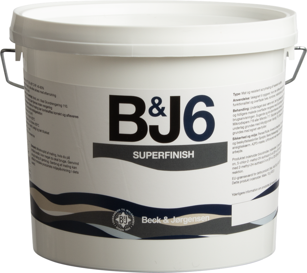 B&J 6 SuperFinish Base 021 Hvid 2,7L