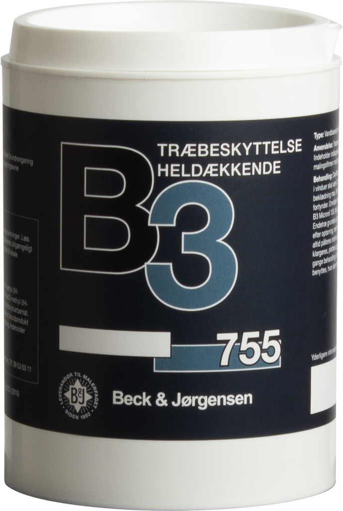 Beck & Jørgensen B3 Heldæk. Træbesk. Vand C 0,9 L