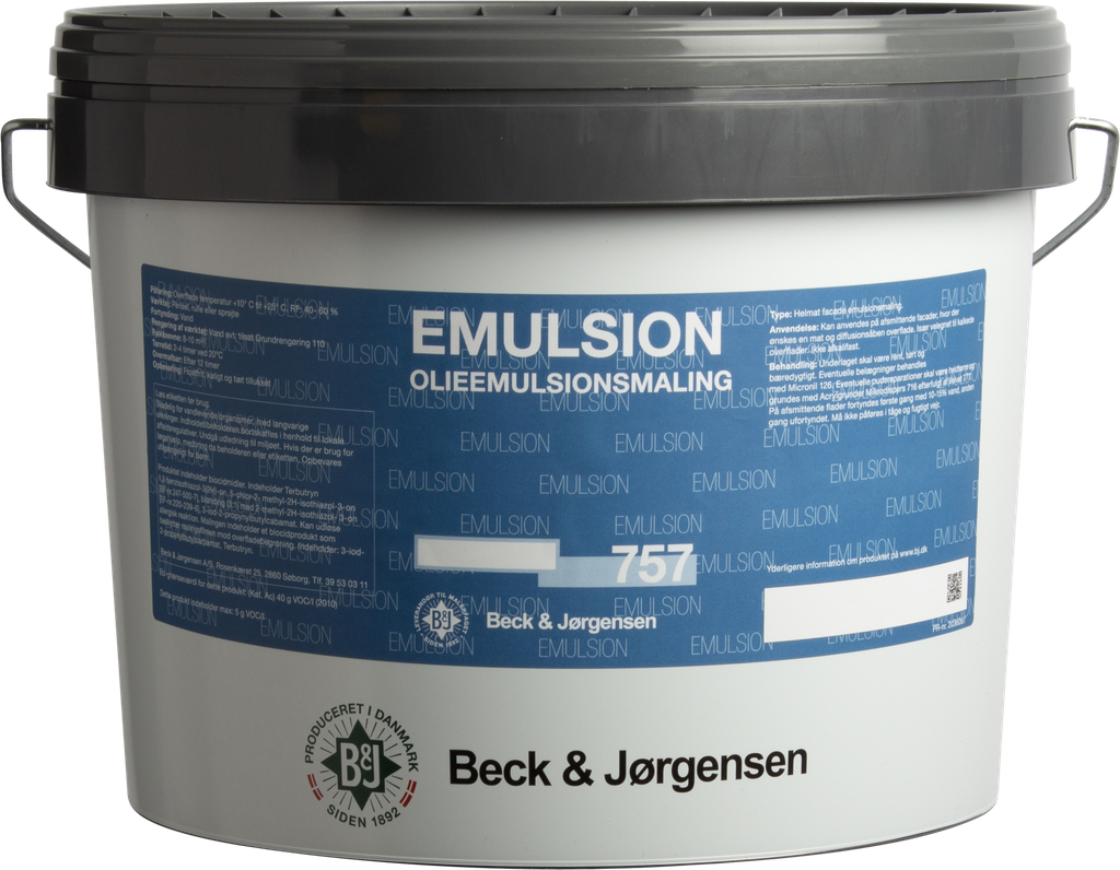 Beck & Jørgensen Emulsionsmaling Hvid 9L