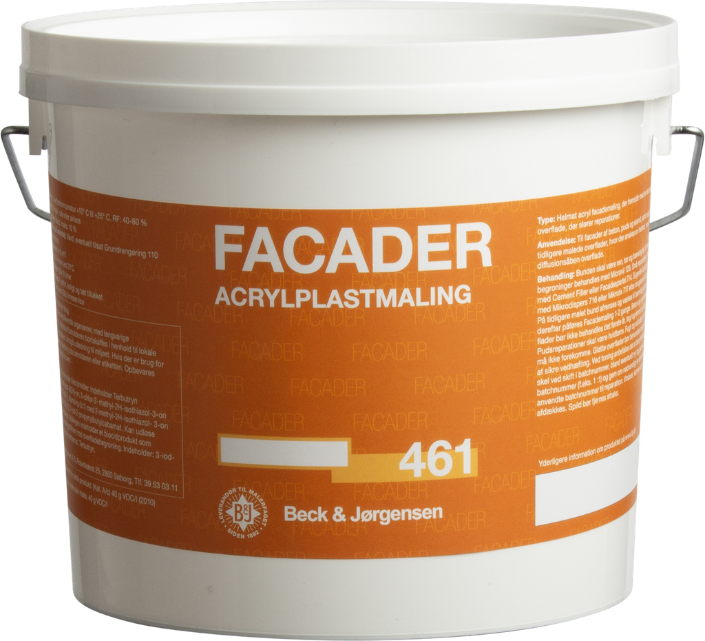 Beck & Jørgensen Facademaling Hvid 2,7L