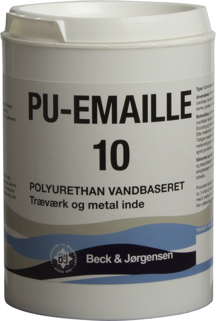 Beck & Jørgensen PU-Emaille 10, Vandig C 0,9L