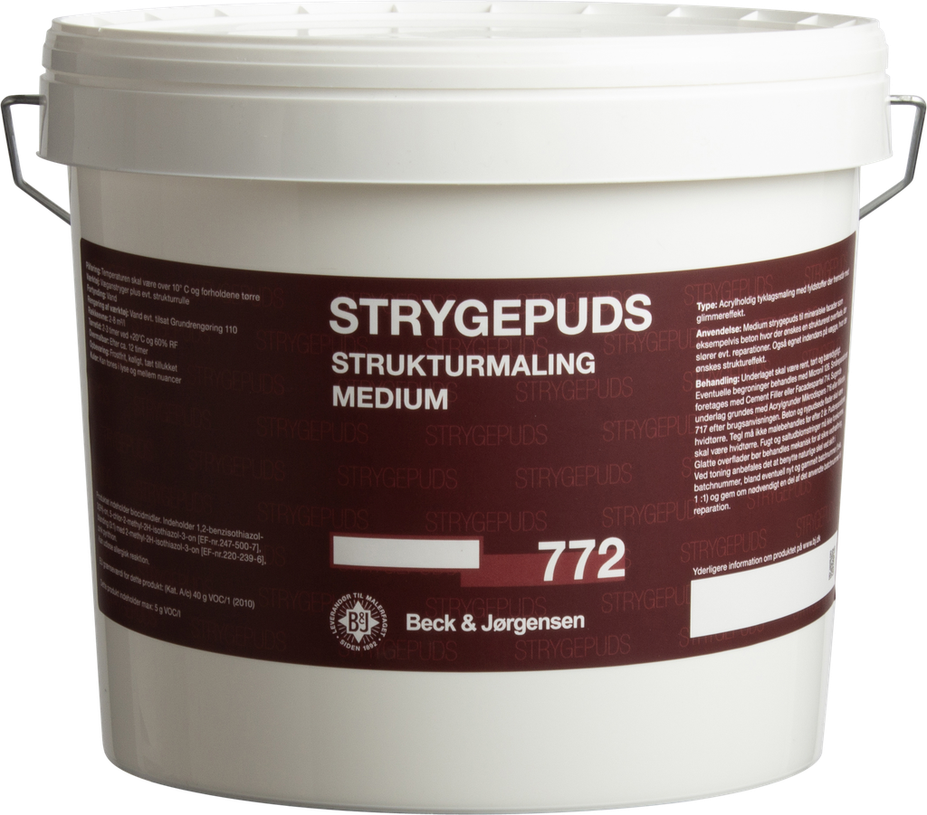 B&J Smoothing plaster 772 Base White 4,5L