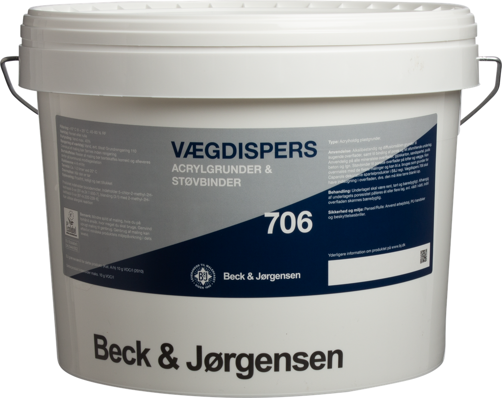 Beck & Jørgensen Vægdispers Hvidpigmenteret 10L