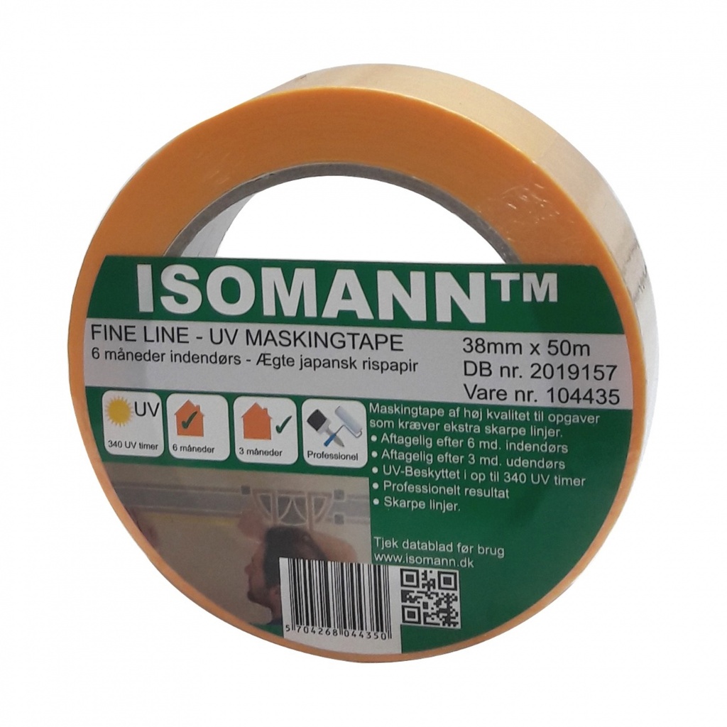 Masking Tape Gul 38mm x 50m