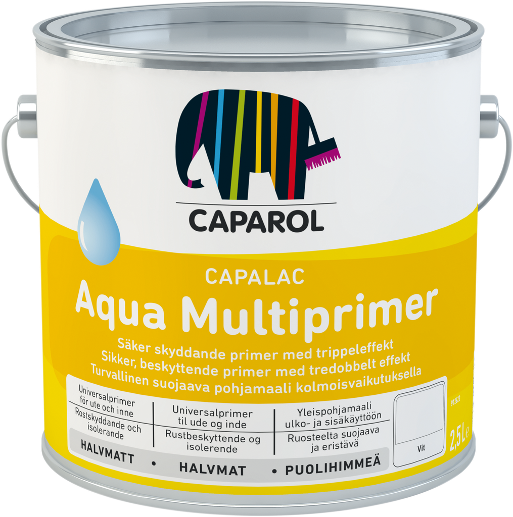 CAPAROL Aqua Multiprimer Hvid 2,5L
