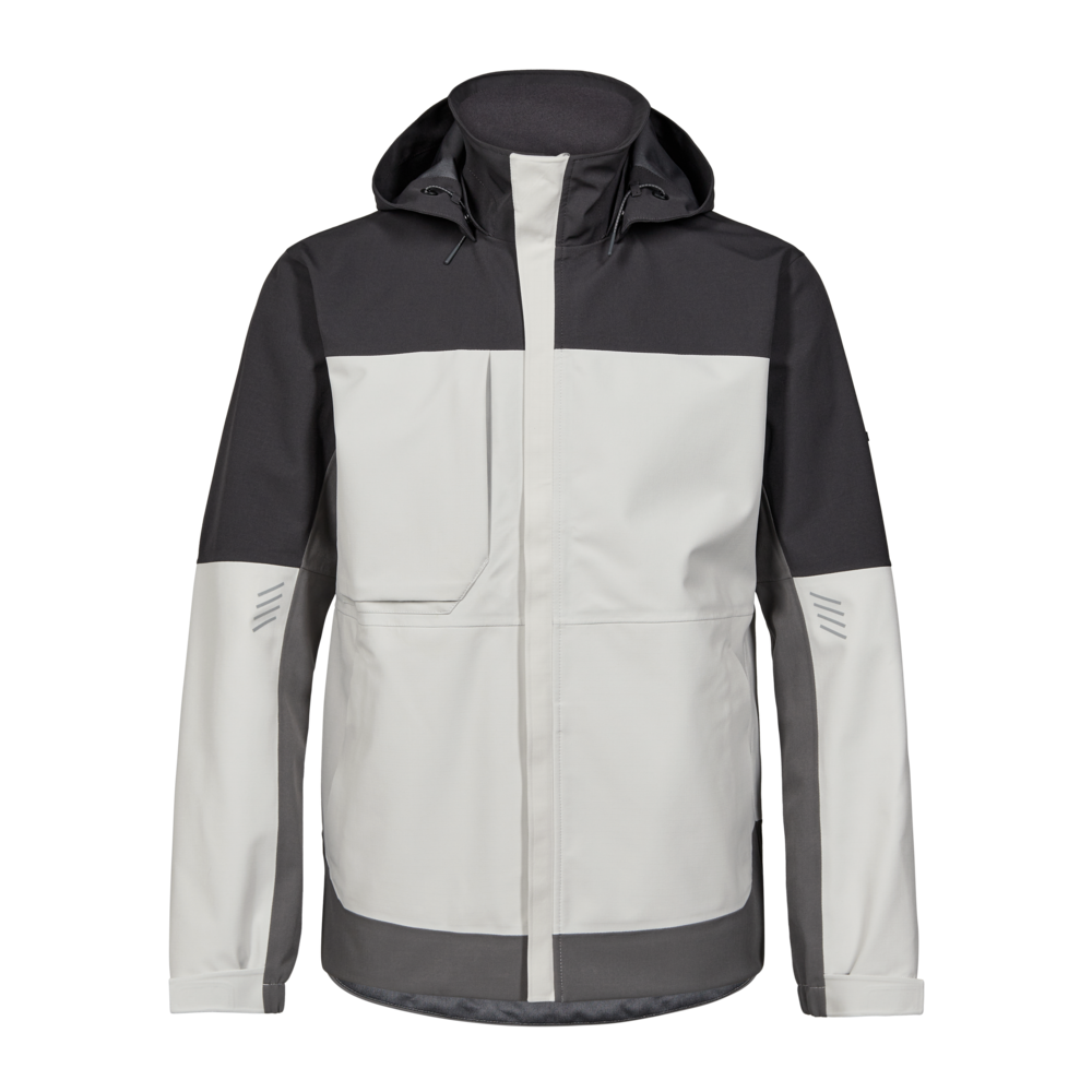 ENGEL Entire Shell Jacket, Bone White / Anthracite Grey
