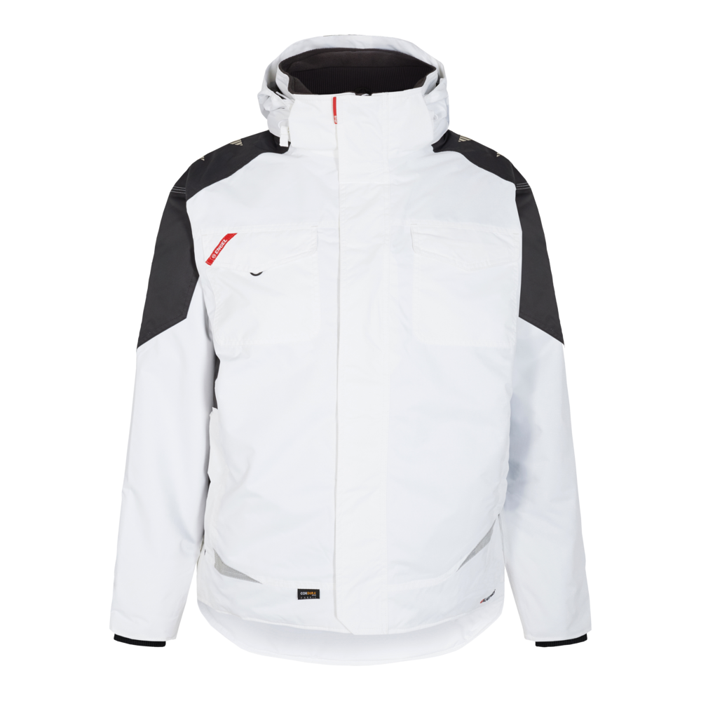 ENGEL Galaxy winter jacket, White / Anthracite Grey