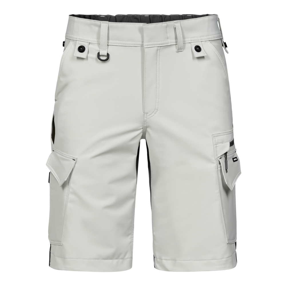 ENGEL Entire Work Shorts with 4-way stretch Bone White / Anthracite Grey