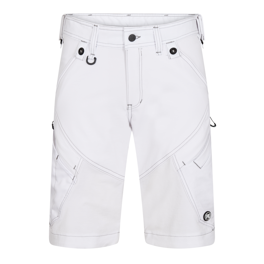ENGEL X-treme work shorts with 4-way stretch, white