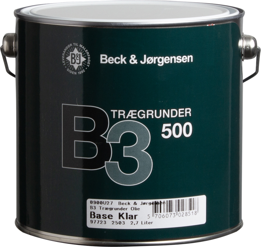 B&J B3 Trægrunder Klar 2,7L, Olie
