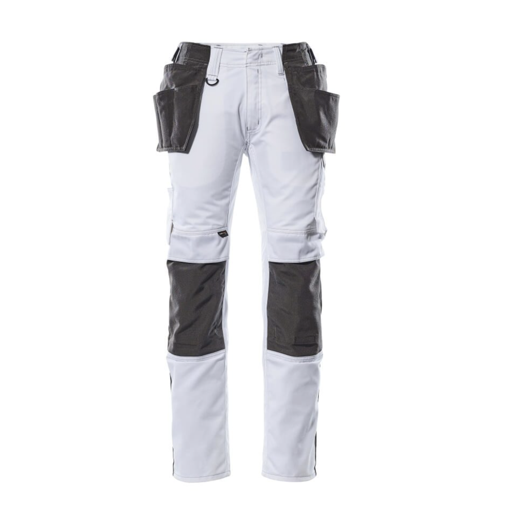 MASCOT Trousers with hanging pockets White/Dark Anthracite