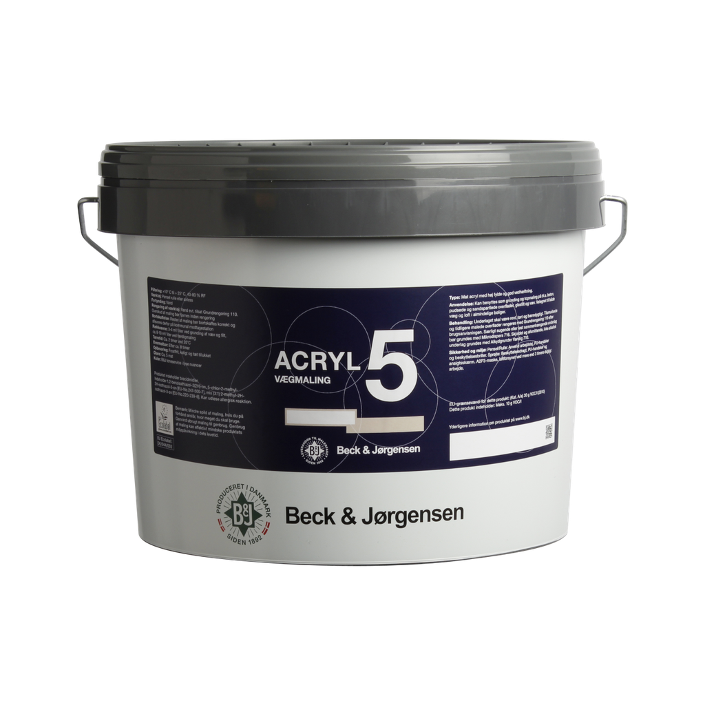 B&J Acryl 5 Base Hvid 10L