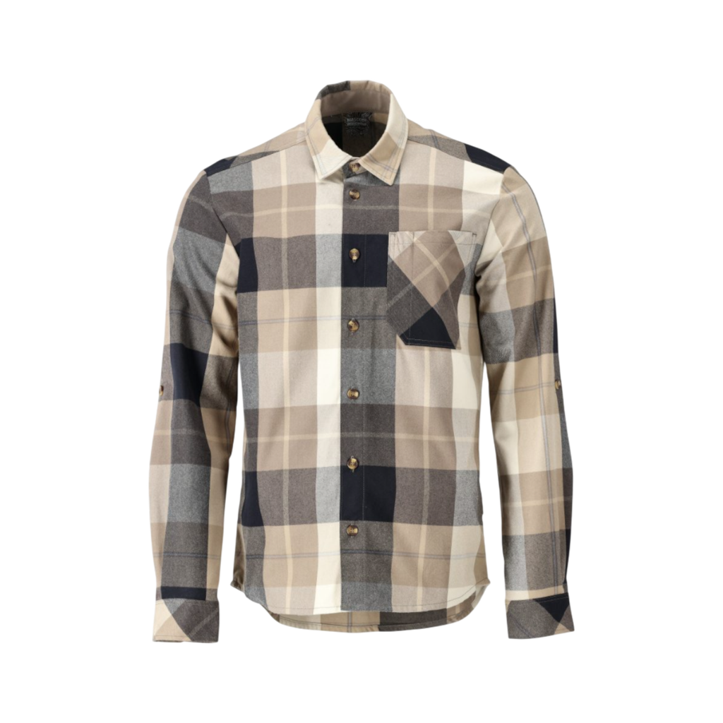 CUSTOMIZED Shirt Dark Sand Checked