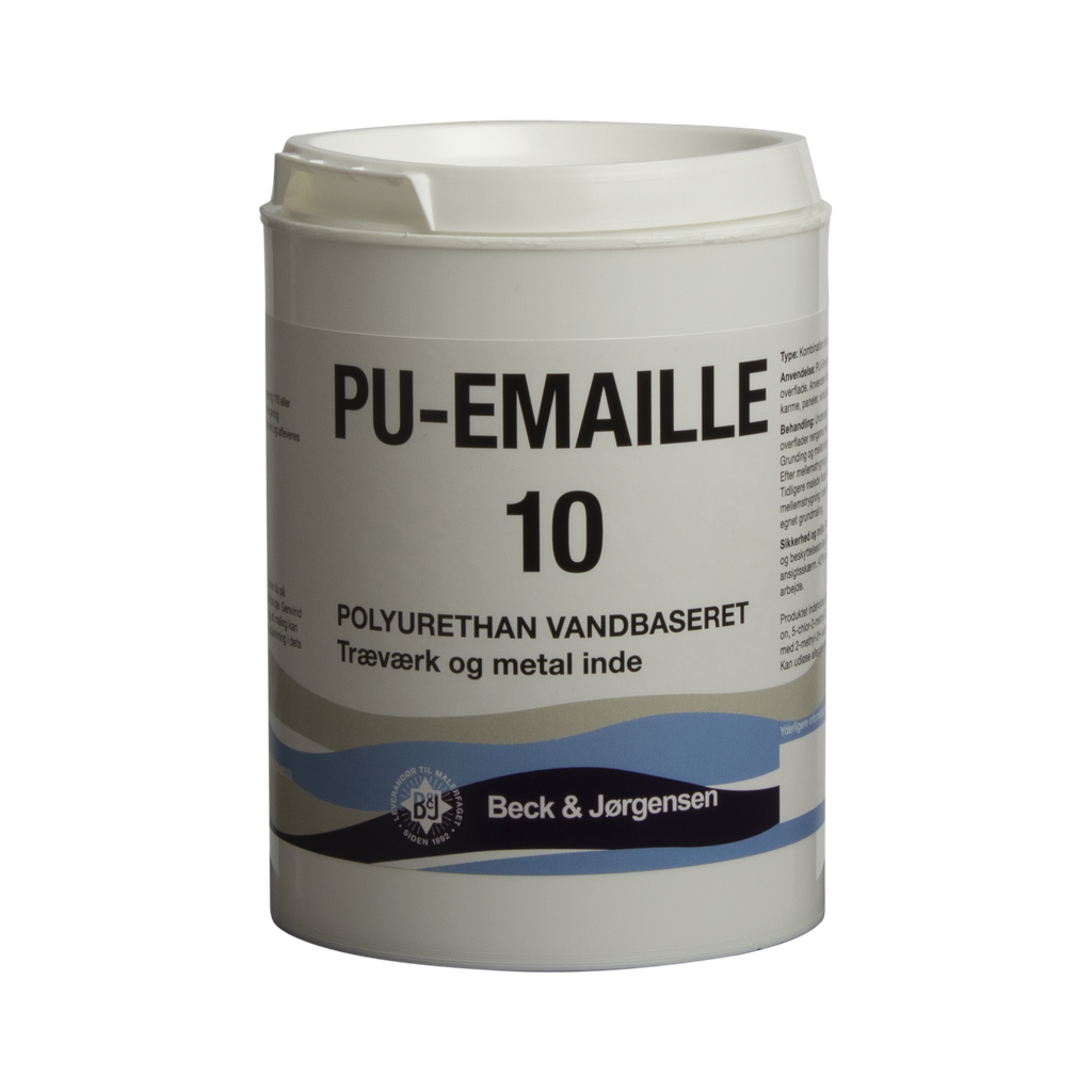 B&J PU-Enamel 10 Base White 0,9L