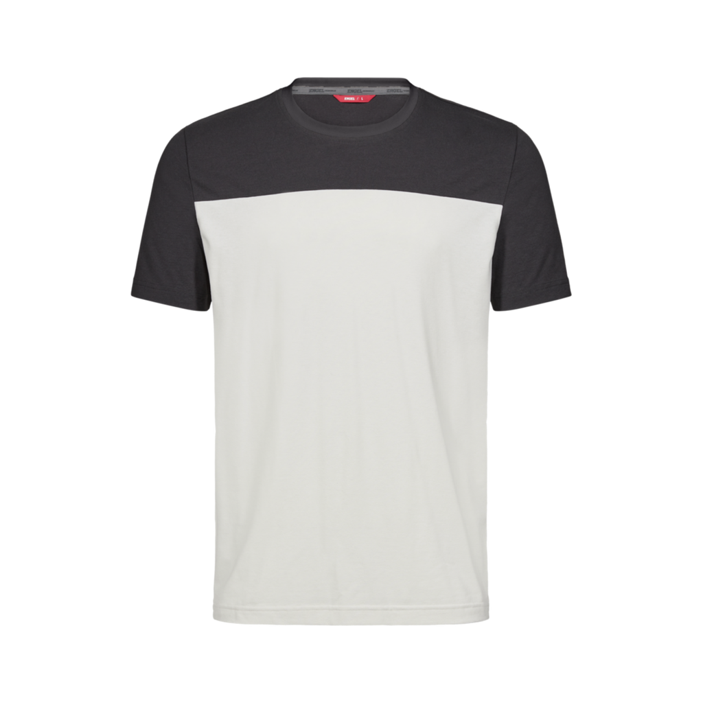 ENGEL Entire T-shirt Bone White / Anthracite Grey