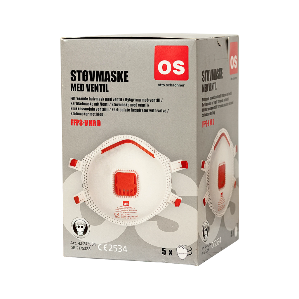OS Dust Mask FFP3-V NR D 5pcs