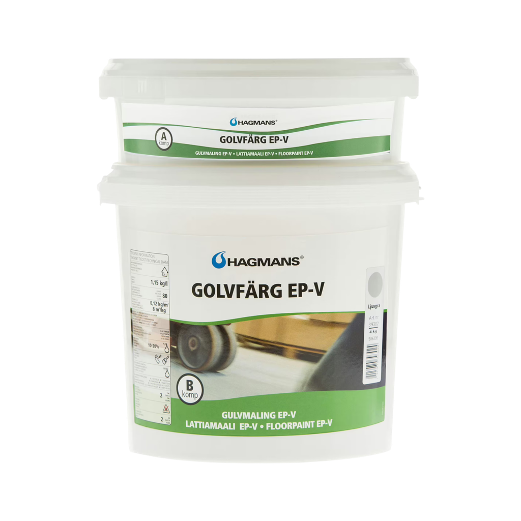 HAGMANS Floor Paint EP-V Light gray 4kg