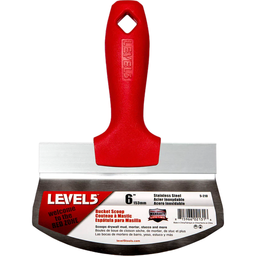 [5-210] LEVEL5 6" Bucket Scoop