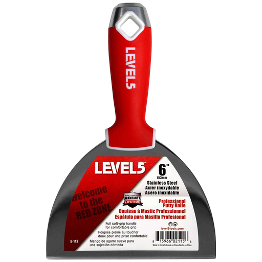 LEVEL5 6" Spartelkniv med blødt greb