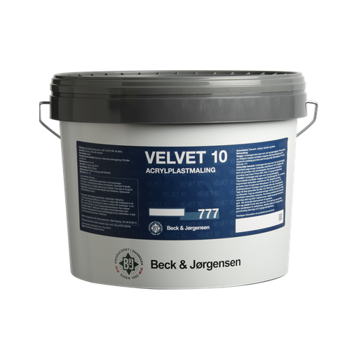 [7772006] B&J Velvet 10 777 Sort 10L